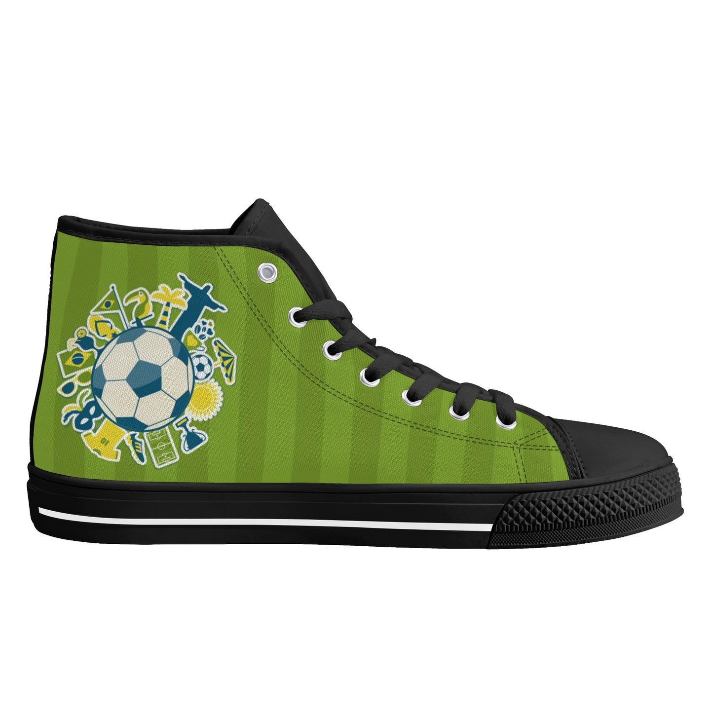 Mens High Top Canvas Shoes