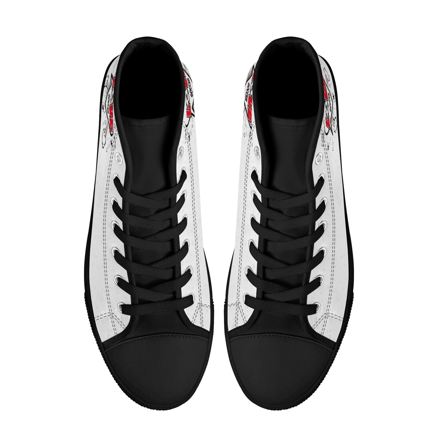 Mens High Top Canvas Shoes