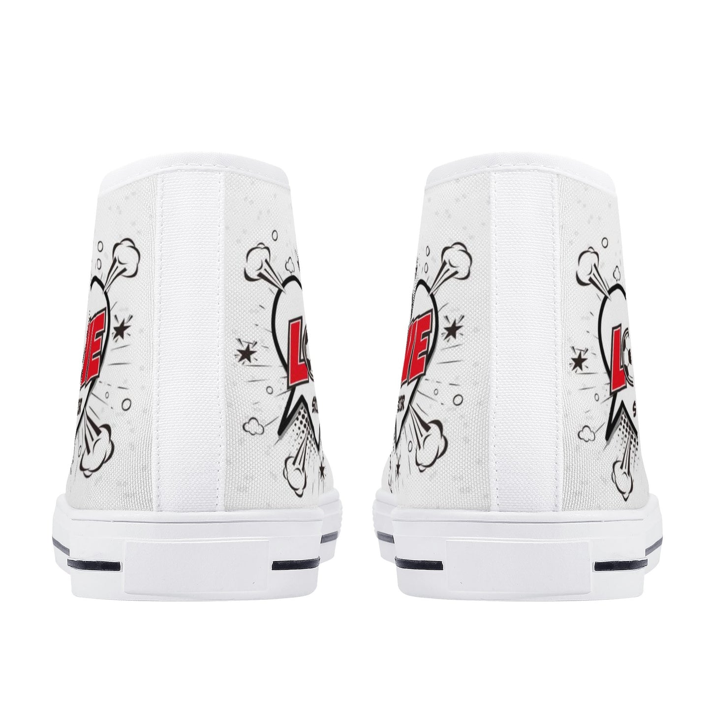 Mens High Top Canvas Shoes