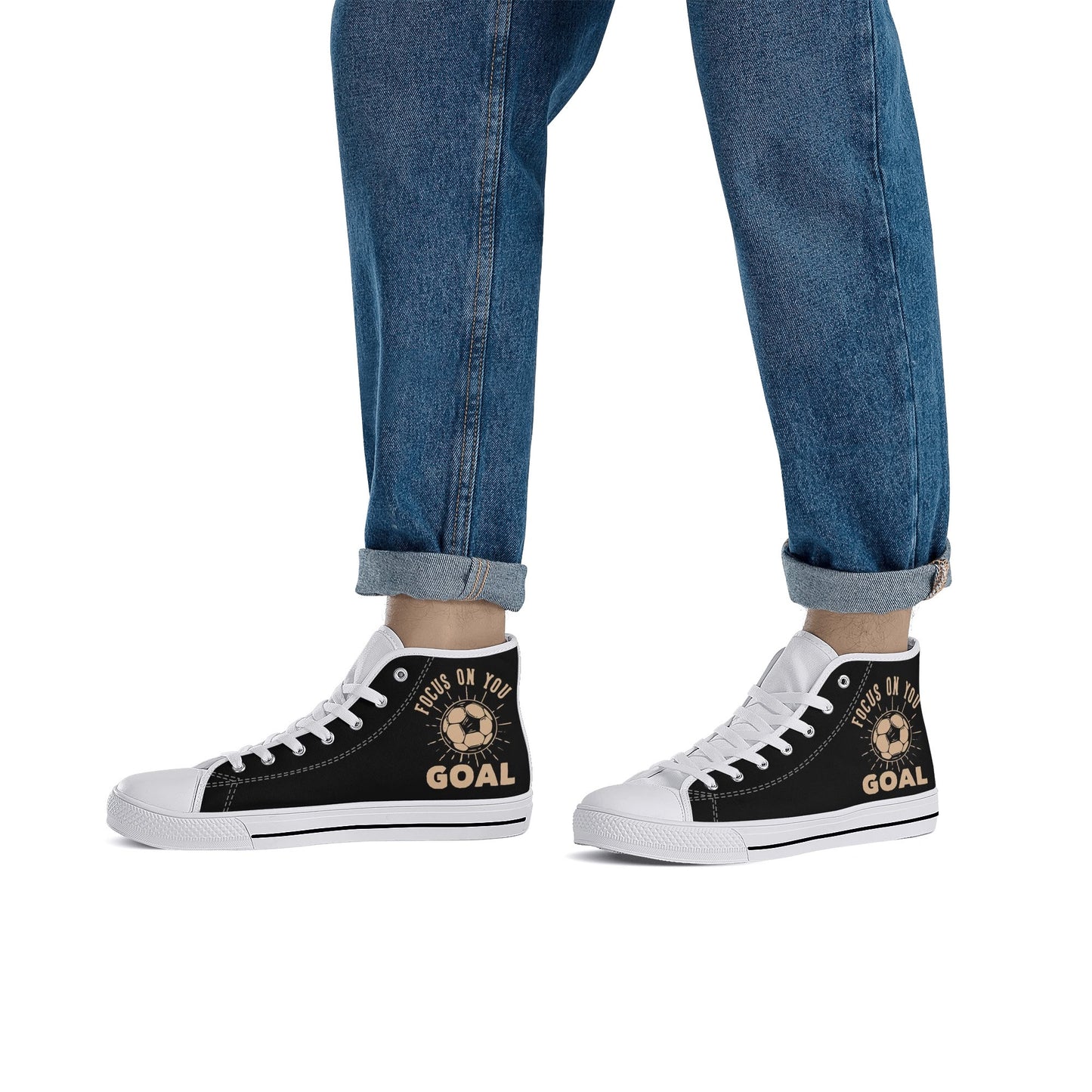 Mens High Top Canvas Shoes