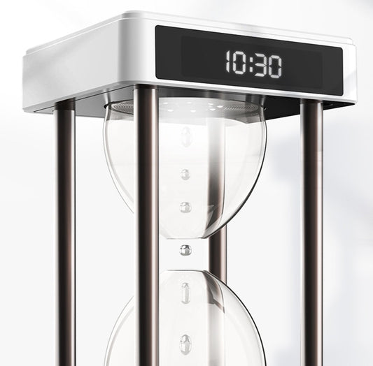 Anti-Gravity Levitating Water Drops Time Hourglass Water Fountain Lamp