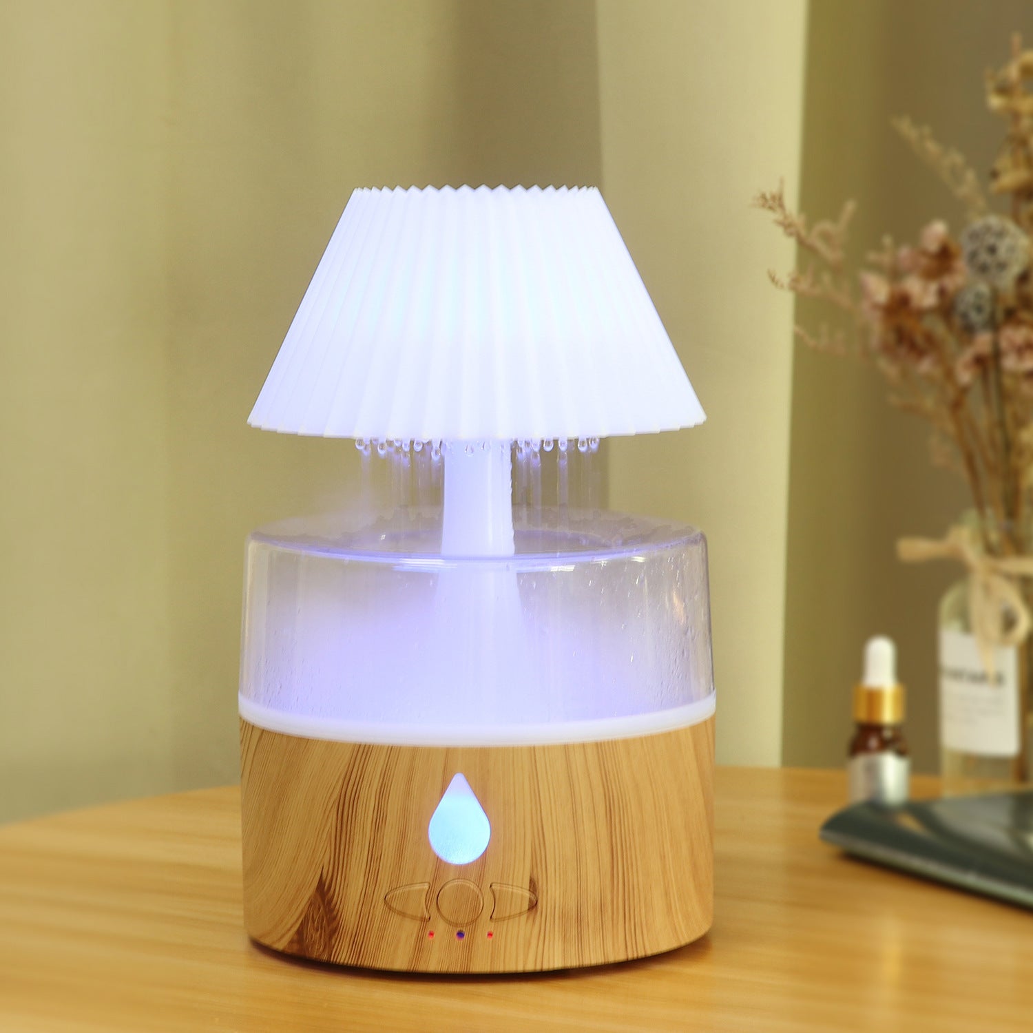 Household air humidifier cloud rain bedroom atmosphere light humidifier desktop tabletop aromatherapy machine