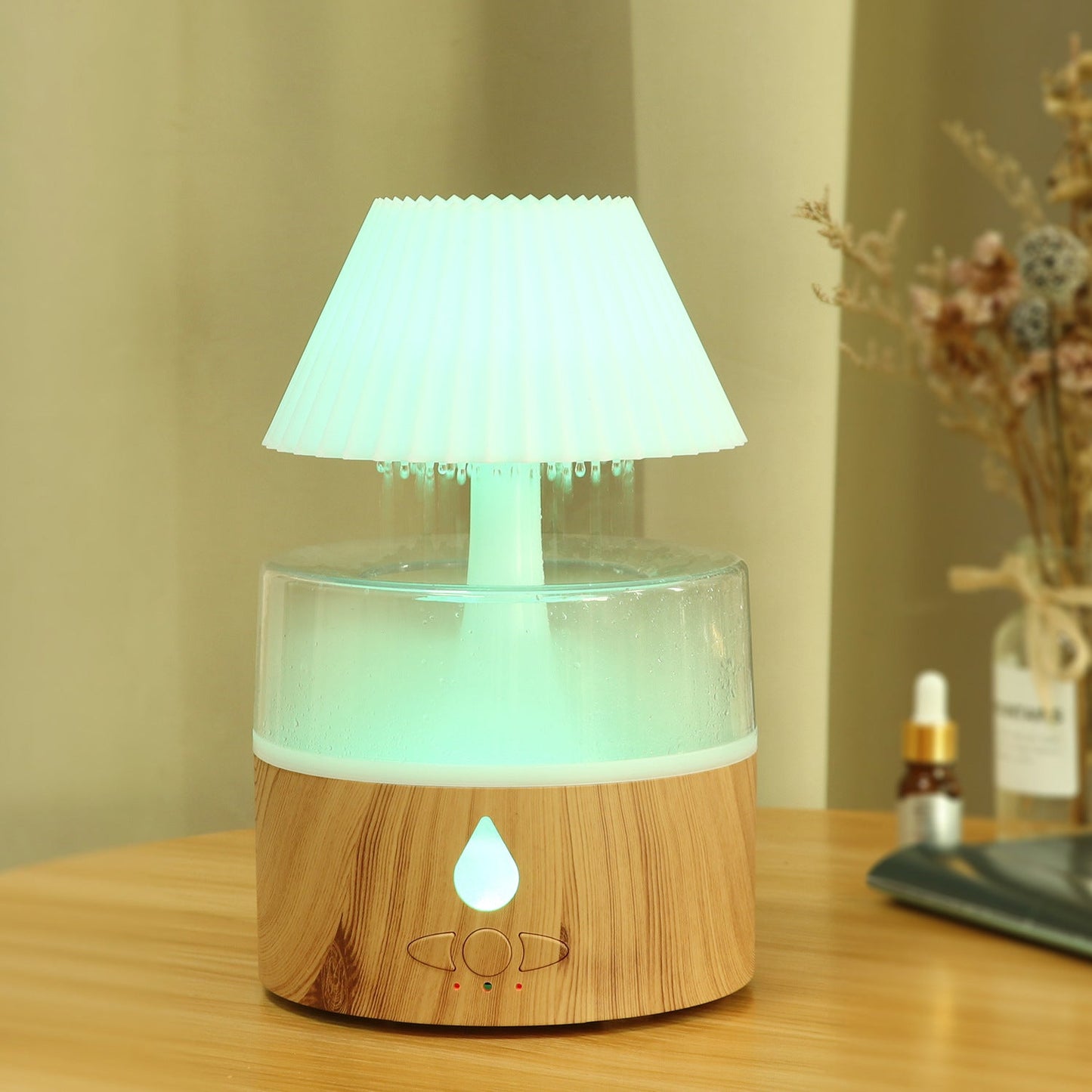 Household air humidifier cloud rain bedroom atmosphere light humidifier desktop tabletop aromatherapy machine