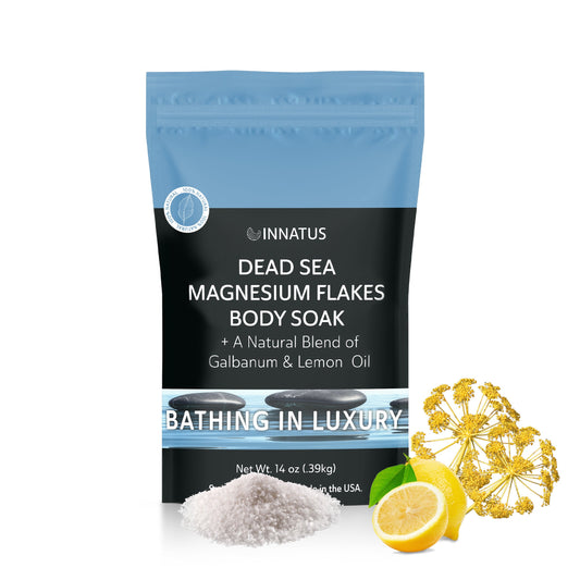 Pure Dead Sea magnesium flakes Bathing in Luxury  soak