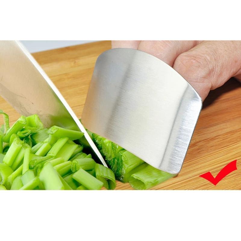 New Stainless Steel Finger Hand Protector Guard Knife Slice Shield Portable Durable Household Kitchen Cooking Protective Tools