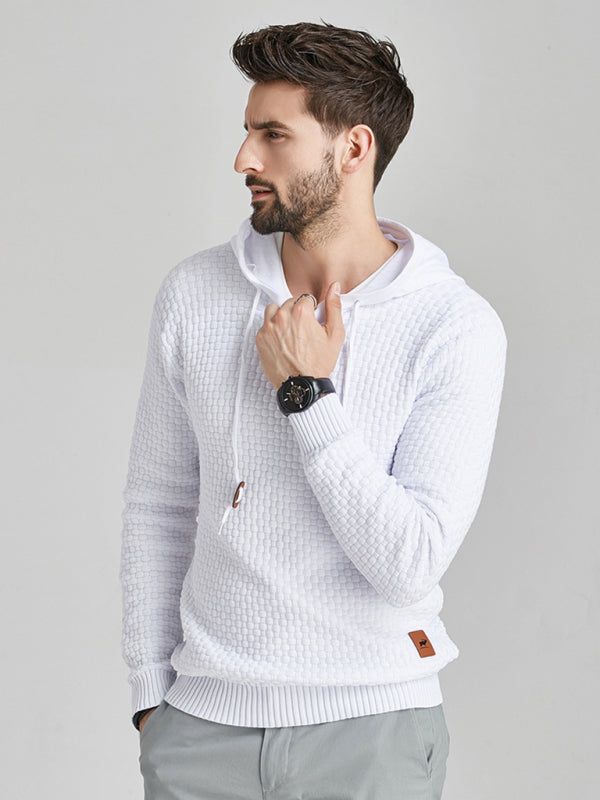 Hooded Pullover Knitwear Sports Casual Men's Sweater