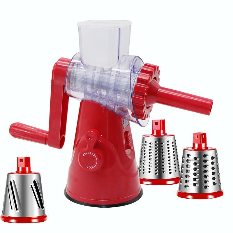 4 In 1 Home Manual Vegetable Cutter Slicer Multifunctional Round Mandolin Slicer Cheese Slicer