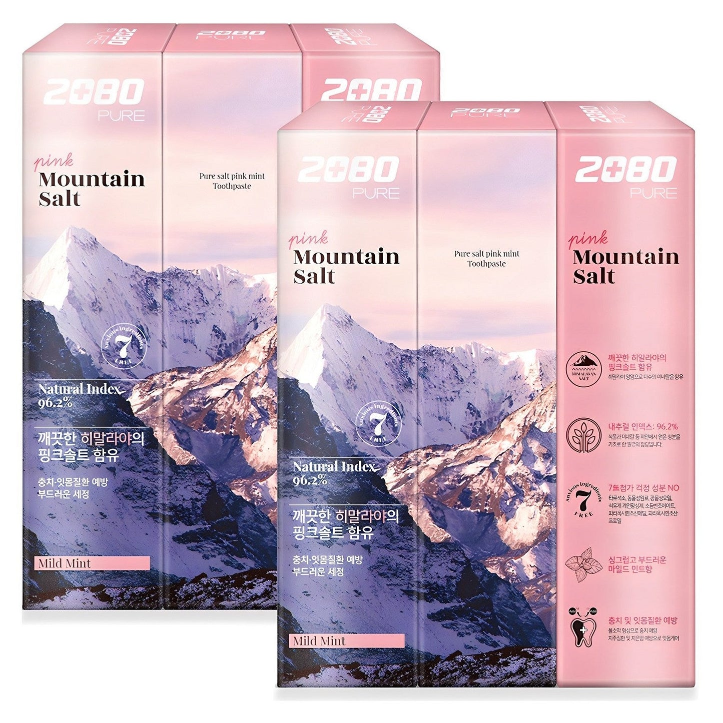 TAEHYUNG 2080 Pure Pink Mountain Salt Toothpaste 150g X 6ea